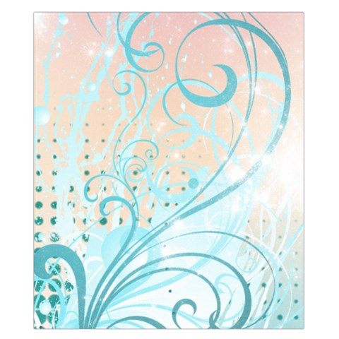 Pink Blue Pattern Duvet Cover Double Side (California King Size) from ArtsNow.com Front