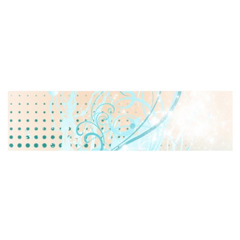 Pink Blue Pattern Satin Scarf (Oblong) from ArtsNow.com Front