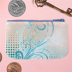 Pink Blue Pattern Large Coin Purse from ArtsNow.com Back