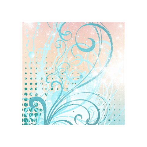 Pink Blue Pattern Square Tapestry (Small) from ArtsNow.com Front