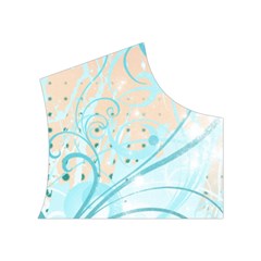 Pink Blue Pattern Women s Button Up Vest from ArtsNow.com Top Right