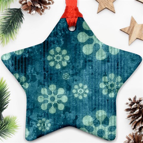 Snow Flake Art Ornament (Star) from ArtsNow.com Front