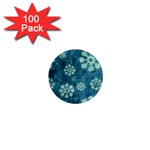 Snow Flake Art 1  Mini Magnet (100 pack) 