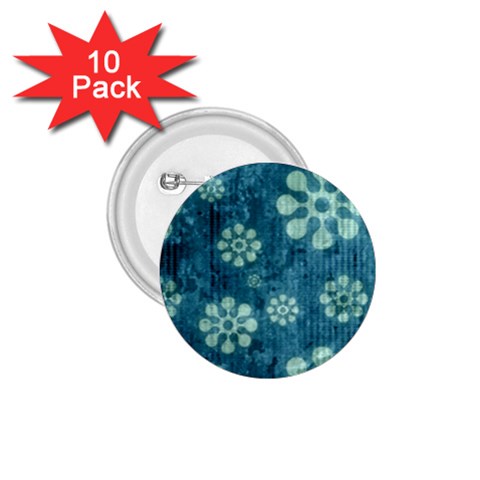 Snow Flake Art 1.75  Button (10 pack)  from ArtsNow.com Front