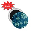 Snow Flake Art 1.75  Magnet (10 pack) 