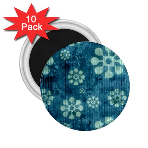 Snow Flake Art 2.25  Magnet (10 pack) from ArtsNow.com Front