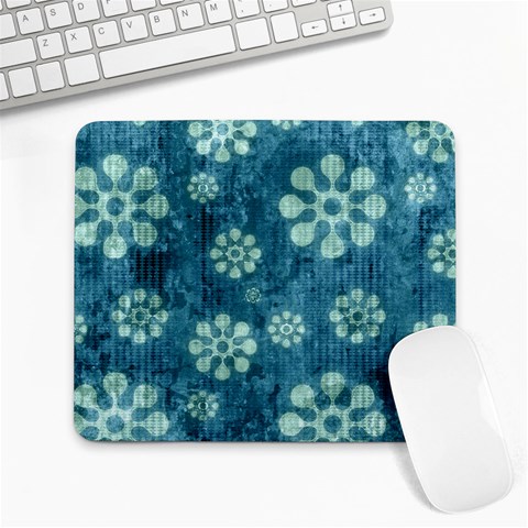 Snow Flake Art Large Mousepad from ArtsNow.com Front