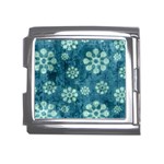 Snow Flake Art Mega Link Italian Charm (18mm)