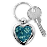 Snow Flake Art Key Chain (Heart)