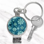 Snow Flake Art Nail Clippers Key Chain