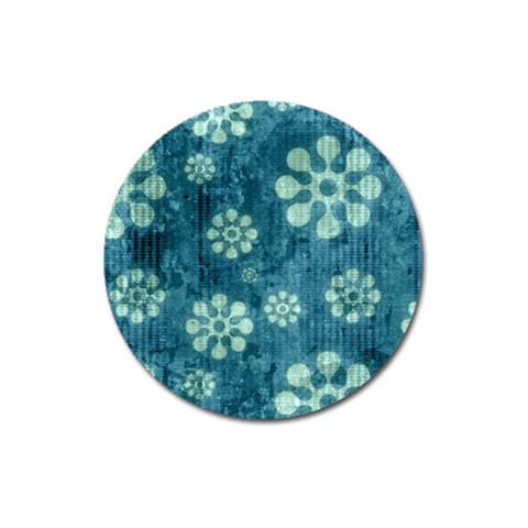 Snow Flake Art Magnet 3  (Round) from ArtsNow.com Front