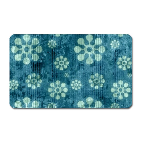 Snow Flake Art Magnet (Rectangular) from ArtsNow.com Front