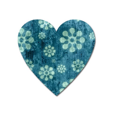 Snow Flake Art Magnet (Heart) from ArtsNow.com Front