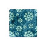 Snow Flake Art Magnet (Square)