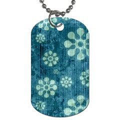 Snow Flake Art Dog Tag (Two Sides) from ArtsNow.com Back