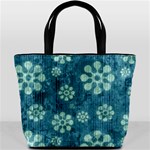 Snow Flake Art Bucket Bag