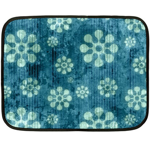 Snow Flake Art Double Sided Fleece Blanket (Mini) from ArtsNow.com 35 x27  Blanket Front