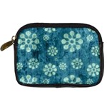 Snow Flake Art Digital Camera Leather Case
