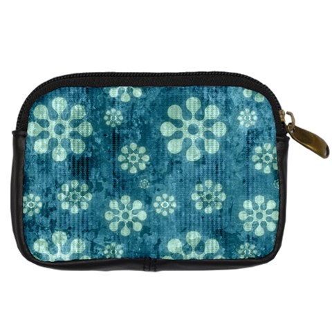 Snow Flake Art Digital Camera Leather Case from ArtsNow.com Back