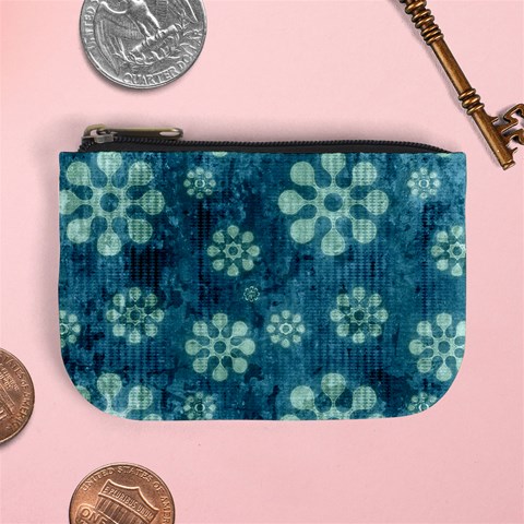 Snow Flake Art Mini Coin Purse from ArtsNow.com Front