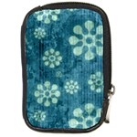 Snow Flake Art Compact Camera Leather Case