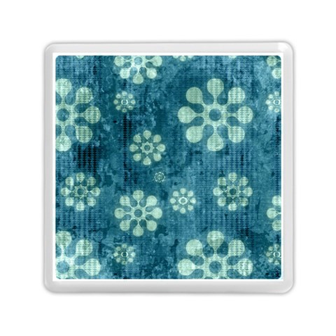 Snow Flake Art Memory Card Reader (Square) from ArtsNow.com Front