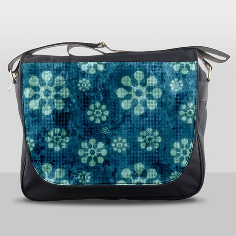 Snow Flake Art Messenger Bag from ArtsNow.com Front