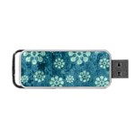 Snow Flake Art Portable USB Flash (One Side)