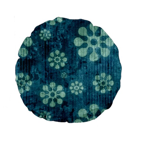 Snow Flake Art Standard 15  Premium Round Cushion  from ArtsNow.com Front