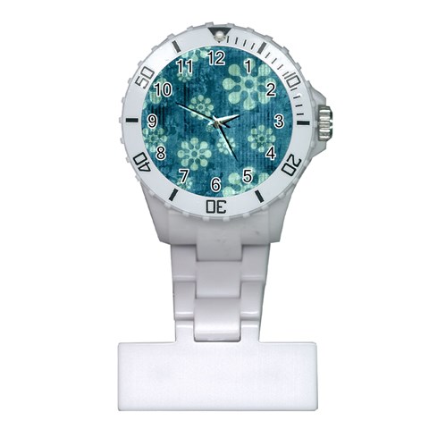 Snow Flake Art Plastic Nurses Watch from ArtsNow.com Front