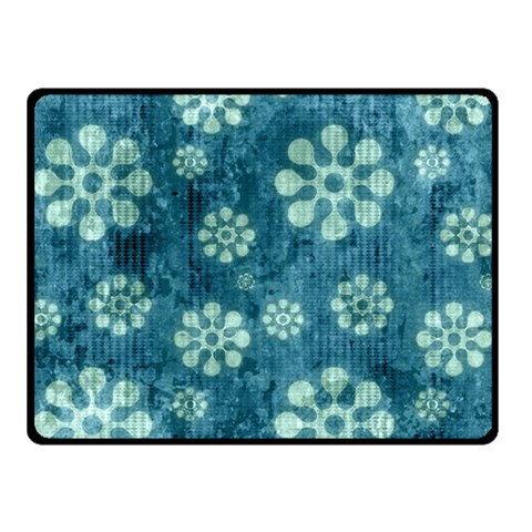 Snow Flake Art Double Sided Fleece Blanket (Small) from ArtsNow.com 45 x34  Blanket Front