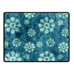 Snow Flake Art Double Sided Fleece Blanket (Small)