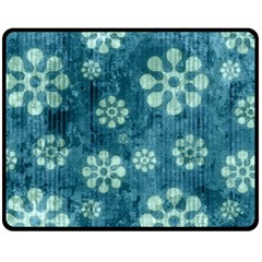 Snow Flake Art Double Sided Fleece Blanket (Medium) from ArtsNow.com 58.8 x47.4  Blanket Front