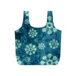 Snow Flake Art Full Print Recycle Bag (S)