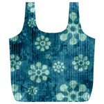 Snow Flake Art Full Print Recycle Bag (XL)