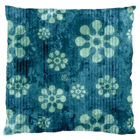 Snow Flake Art Large Flano Cushion Case (One Side) from ArtsNow.com Front