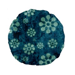 Snow Flake Art Standard 15  Premium Flano Round Cushion  from ArtsNow.com Front