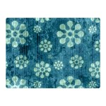 Snow Flake Art Double Sided Flano Blanket (Mini)