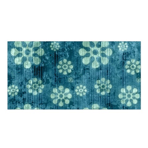 Snow Flake Art Satin Shawl from ArtsNow.com Front