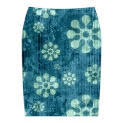 Snow Flake Art Midi Wrap Pencil Skirt from ArtsNow.com Back