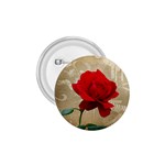 Red Rose Art 1.75  Button