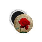 Red Rose Art 1.75  Magnet