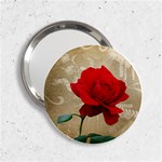 Red Rose Art 2.25  Handbag Mirror