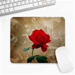 Red Rose Art Large Mousepad