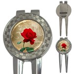 Red Rose Art 3-in-1 Golf Divot