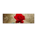 Red Rose Art Sticker (Bumper)