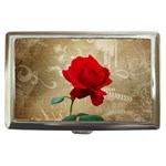 Red Rose Art Cigarette Money Case
