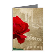 Red Rose Art Mini Greeting Card from ArtsNow.com Left