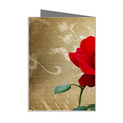 Red Rose Art Mini Greeting Card from ArtsNow.com Right