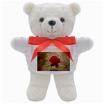 Red Rose Art Teddy Bear